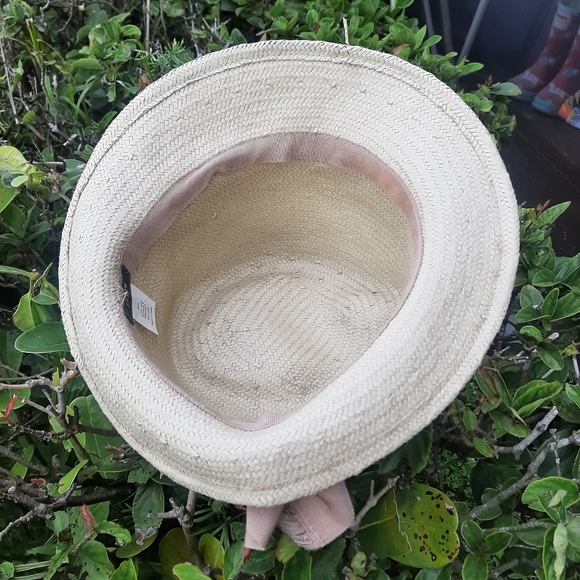 J. Crew Straw Ribbon Boho Country Girl Cloche Bucket Hat - Picture 7 of 12